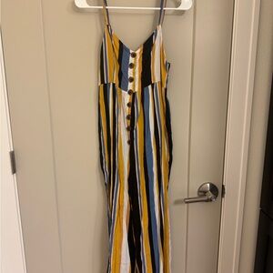 Urban Outfitters Multicolor Striped Jumpsuit